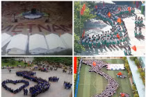 Những màn xếp hình Tổ quốc đầy tự hào của người trẻ