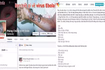 Dân mạng sốt sắng chia sẻ kinh nghiệm chống Ebola