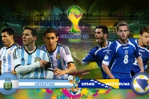 Argentina - Bosnia: Màn tango rực lửa