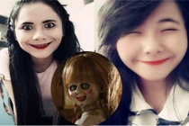 Mặt thật đáng yêu của cô nàng “ma búp bê“