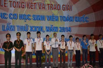Trao giải Olympic Cơ học sinh viên lần thứ 26