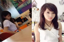 Bị chụp lén ở căng tin, 9X Sài thành bất ngờ gây sốt