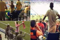 Nghi vấn fan giả tàn tật... lọt vào sân xem World Cup