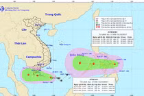 Hai áp thấp liên tiếp đang hướng về phía Nam Bộ