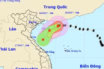 Bão số 11 suy yếu thành áp thấp nhiệt đới 