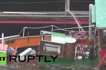 Xót xa con tàu 104 tuổi bị chìm ở Berlin