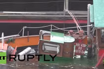 Xót xa con tàu 104 tuổi bị chìm ở Berlin