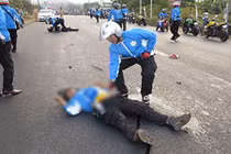 Clip tai nạn nghiêm trọng tại Giải đua xe đạp Bình Dương