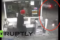 Liều lĩnh cướp cả cây ATM chỉ trong 5 giây