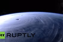 Video siêu bão Maysak đổ bộ biển Đông nhìn từ vũ trụ 