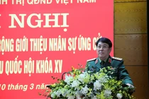 Đại tướng Lương Cường được giới thiệu ứng cử ĐBQH khóa XV