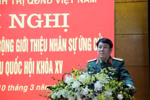 Đại tướng Lương Cường được giới thiệu ứng cử ĐBQH khóa XV