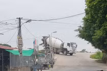 Trạm trộn bê tông phục vụ điện gió ở Gia Lai hoạt động trái phép