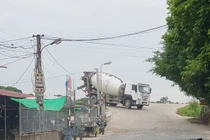 Trạm trộn bê tông phục vụ điện gió ở Gia Lai hoạt động trái phép