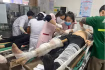 Nghệ An: Nghi đứt thang cuốn công trình trụ sở Sở Tài chính, hơn 10 CN nguy kịch