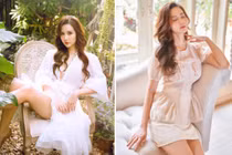 Vẻ nóng bỏng 'gái một con' Huyền Lizzie Thương ngày nắng về