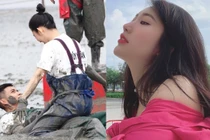 Running Man: Thúy Ngân ngồi lên người Jun Phạm trong tư thế “đỏ mặt"