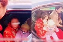 Cô dâu quyết không chịu xuống xe hoa mặc nhà trai cầu xin