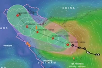 Áp thấp nhiệt đới có khả năng mạnh lên thành bão, áp sát vịnh Bắc Bộ