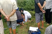 Hai người đàn ông bị trâu húc phải nhập viện