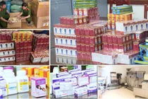 Phá đường dây sản xuất gần 10 tấn thuốc giả 