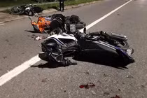 Bị côn đồ lao thẳng xe vào người, Trung uý CSGT tử vong