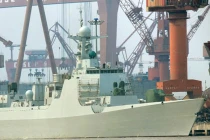 Ngắm siêu hạm Type 052D đầu tiên của Trung Quốc