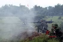 Quảng Trị diễn tập đánh địch đổ bộ đường biển