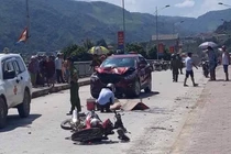 Lai Châu: Xe máy va chạm ô tô, một người tử vong