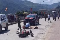 Lai Châu: Xe máy va chạm ô tô, một người tử vong