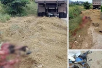 Bắc Giang: Kinh hoàng tài xế xe chở than cán nát người đi đường rồi bỏ chạy 