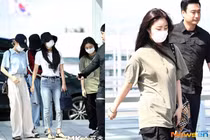 Ca sĩ Hàn diện mốt không cài khóa quần khi ra sân bay