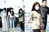 Ca sĩ Hàn diện mốt không cài khóa quần khi ra sân bay