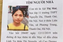 Nữ sinh lớp 11 mất tích khi đi học thêm ở nhà cô giáo