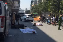 Đôi nam nữ tử vong thương tâm dưới bánh xe tải