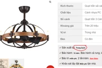  Quạt trần cho người giàu “Mr. Vũ” bị tố lừa dối khách hàng