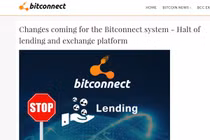 Hàng ngàn người Việt hoảng loạn: Bitconnect dừng hoạt động