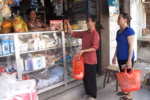 Thú vị chuyện phát làn cho nông dân đi chợ quê 