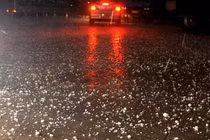 Tiếp tục cảnh báo mưa đá ở miền Bắc 