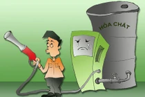 Vừa tăng giá, xăng đã bị biếm họa "vỡ mặt"