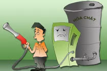 Vừa tăng giá, xăng đã bị biếm họa "vỡ mặt"