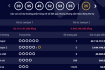 Lại có người trúng giải độc đắc của Vietlott hơn 42 tỷ đồng