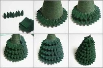 Noel 2018: Cách làm cây thông Noel bằng những vật liệu đơn giản