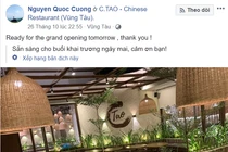 Rời QCGL, Cường đô la mở nhà hàng cùng bạn gái Đàm Thu Trang?