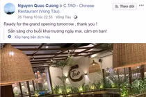 Rời QCGL, Cường đô la mở nhà hàng cùng bạn gái Đàm Thu Trang?
