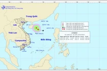 Áp thấp nhiệt đới trên Biển Đông ngày càng mạnh lên