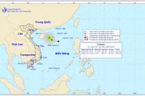 Áp thấp nhiệt đới trên Biển Đông ngày càng mạnh lên