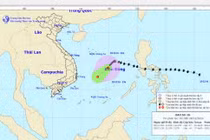 Bão Nock – ten đã suy yếu trên Biển Đông