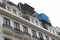 Hàng loạt nhà liền kề mọc "chuồng cọp" sai phép tại Five Star Mỹ Đình