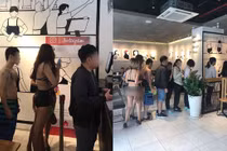 Miễn phí cho khách mặc bikini, quán trà sữa bị phạt